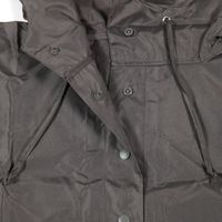 パッカブルレインポンチョ チャコール LAKOLE/ラコレ