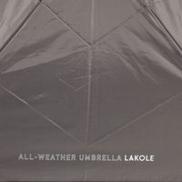 【LAKOLE/ラコレ】 【軽量】晴雨&遮熱折り畳み傘 チャコール