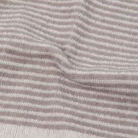 【LAKOLE/ラコレ】 今治産ハンドタオル（ストライプ） ピンクベージュ