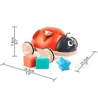Hape おさんぽてんとうむし E0364 1個