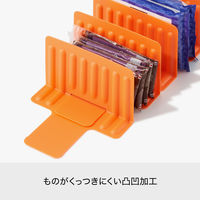 Like-it（ライクイット） キッチン収納 冷凍庫スタンド 仕切り5枚 ホワイト