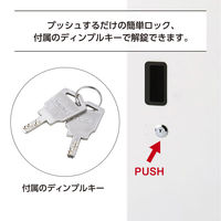 ササガワ 宅配ボックス 1枚扉 アイボリー 32-4742 1台（直送品）