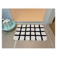 マルナカ ふわっふわ!バスマット ブラン 2475 1枚（直送品）