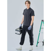 BEAMS DESIGN  半袖ポロシャツ（胸ポケット） ブラック S  B1915-51　1着（直送品）