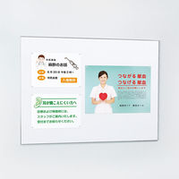 ベルク アルモード 掲示ボード 692 ステン(ボードホワイト) 屋内用 A0ヨコ マグネット専用 692SーW 140652 1台（直送品）