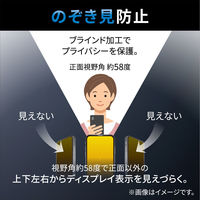 エレコム iPhone SE 第3・2世代/8/7/6s用 フィルム 覗き見防止 衝撃吸収 PM-A22SFLPF 1個（直送品）