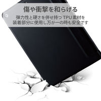 エレコム iPad 2020年 2019年 10.2インチ ケース カバー レザー 黒 TBWA19RWVSABK 1個（直送品）