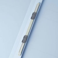 アスクル　フラットファイル　A4タテ　PP製　背幅18mm　5冊　ロイヤルブルー　青 オリジナル（わけあり品）