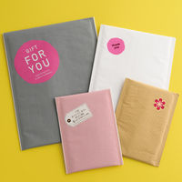 【クッション付封筒】緩衝材付宅配ペーパーバッグ W290×H360mm 白 1セット（50枚）ヘッズ MWH-TBP1