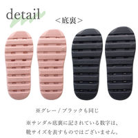 ストロング 防水 やわらかEVAサンダル M グレー 10-7-011 1足