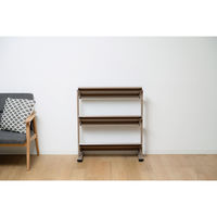 東谷 ROOM ESSENCE 2WAYラック 3段 幅805×奥行310×高さ855/910mm SBR DIS-73SBR 1台（直送品）