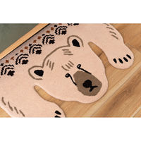 東谷 ROOM ESSENCE アニマルアクセントラグ 600×900mm 設定なし FAB-011C 1枚（直送品）