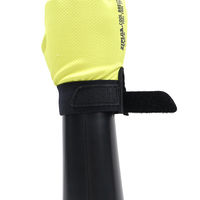 コーコス信岡 冷感手袋指だし ライム Mサイズ Z-402 1双