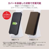 ゼピール Qi付LEDスタンドライト ホワイト DQL-H1021-WH 1台