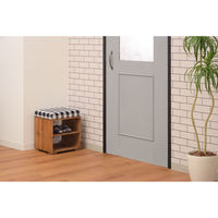 東谷 ROOM ESSENCE ラックスツール 幅340×奥行295×高さ390mm ブラウン LFS-170B 1台（直送品）