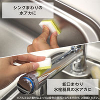 激落ちくん 水だけで落ちる クエン酸＋メラミンクリーナー キッチン お掃除用スポンジ 水アカ用 12カット×2枚 1個 レック