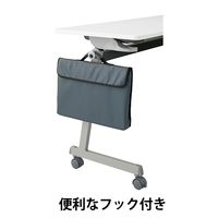 アイリスチトセ フォールディングテーブル 幕板付 幅1800×奥行600×高さ720mm ホワイト 1台 オリジナル