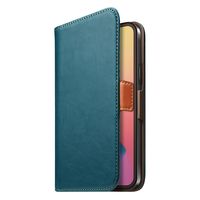PGA iPhone12 mini用 フリップカバー PUレザーダメージ加工 ブルー PG-20FFP01BL 1個