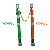 アラオ パッチンスタンドNEO オレンジ/白 AR-1466-2 プラスチックチェーン付 1本（直送品）