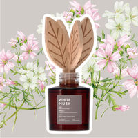 ルーノ リキッド ディフューザーウッド ホワイトムスク DH521 80ml 1セット（1個×3） カーメイト