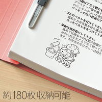 プラス 紙製ファイル フラットファイル 年組氏名 B5 タテ ピンク 79528 1箱(1袋(10冊入)×10)