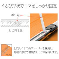 プラス PP製 フラットファイル 年組氏名 A4 タテ オレンジ 79490 1箱(1袋(10冊入)×10)