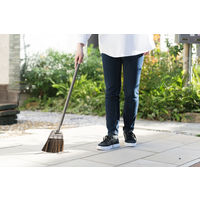 山崎産業 コンドル 庭箒HG(細繊維)屋内外用 化繊ほうき 短柄 4903180198993 1本