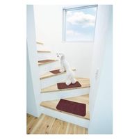 ワタナベ工業 吸着 階段用 ぴたマット 15P/45cmX22cm K-RO-4522 1セット(10個)（直送品）