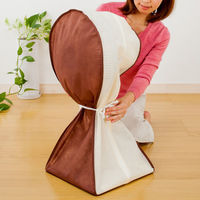 アストロ 扇風機保存カバー(ベージュ&ブラウン) 102-20 1個（直送品）