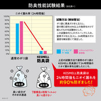 ゴミ袋 白 KESMELL ケスメル 防臭袋 Mサイズ 15枚入 1パック 厚さ：0.02mm オルディ