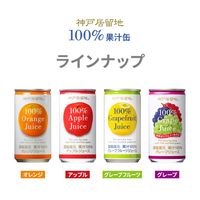 富永貿易 神戸居留地 グレープ100% 185g 1箱（30缶入）【ぶどうジュース】【国内製造】