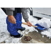 ヤマショウ 防寒中綿入り足カバー甲付き ブルー YBL-003BL 1枚（直送品）