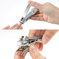 グリーンベル ステンレス製高級つめきり金属キャッチャー付 G-1305 1個