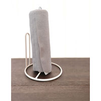 マイクロファイバークロス ロールカット 超吸水 繰り返し使える ふきん 20+2カット入 約22×22cm グレー 1セット（1個×10）