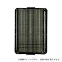 ベストコ コンテナ ボックス 収納 積み重ね L 浅型 ブラック Boite MA-4008 1個