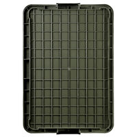 ベストコ コンテナ ボックス 収納 積み重ね L 深型 カーキ Boite MA-4010 1個