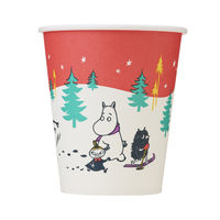 フィード FEED ムーミン クリスマス紙コップ 5オンス 1箱（300個入）