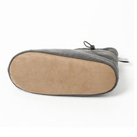 【LAKOLE/ラコレ】 キルトルームブーツ チャコール