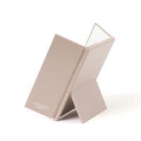 三面折り畳みミラー ピンク LAKOLE/ラコレ