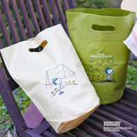 サンナップ スヌーピー アンドスケープ バケツバッグ ビーグル・スカウト カーキ