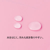 アスクル フラットファイル PP製 A4タテ 厚とじ 背幅28mm FF-P2S ピンク（桃） 5冊 オリジナル（わけあり品）