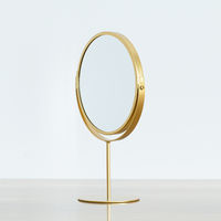 永井興産 3倍鏡付卓上ミラーH LINO（リノ） NK-287GD 1個