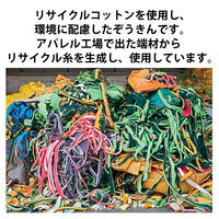 リサイクルコットンを使用したぞうきん ループ付き 1セット（1パック（10枚入）×3） プラテック アスクル限定 200mm×300mm オリジナル