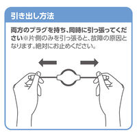 ナカバヤシ Type-C 巻き取りケーブル PD60W 1.2m SMC-12PD 1本