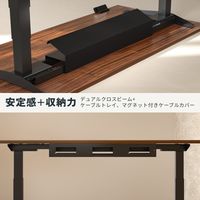 Flexispot 電動昇降フレーム ホワイト E7HW-JA 1台 68-1413-23（直送品）