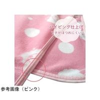 ブレイン 真空パック難燃備蓄用フリースこども毛布(日本防炎協会認定ラベル付)ピンクひつじ柄 BR-948 1枚 67-9273-68（直送品）
