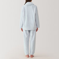 【レディース】無印良品 婦人 静電気が起きにくい 着る毛布 パジャマ 婦人M ライトブルー 良品計画