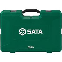 SATA ソケットレンチセット1/4&3/8&1/2(ミリ&インチ) 124pcs RS-09014 1点 68-0947-32（直送品）