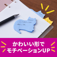 スリーエム(3M) ポストイット ふせん 付箋 強粘着 シルエットノート ハート 69mm×69mm 混色3色 1パック SSS-HEU