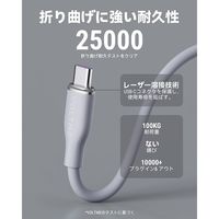 VOLTME シリコン 充電ケーブル USB-C&USB-C 100W 1.8m C2149 1点
